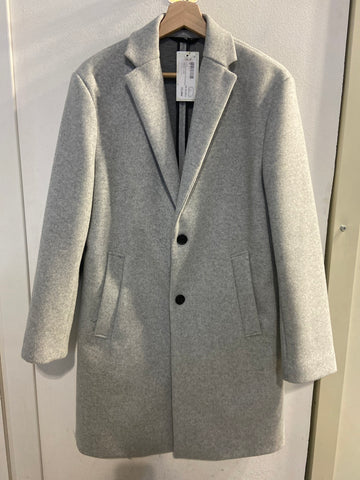 CAPPOTTO ZARA TGS GRIGIO CHIARO UOMO