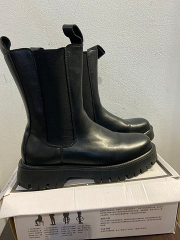 STIVALETTO UOMO MIS.46 NERO C/SCATOLO