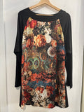 MAGLIA SILVIAMORI TG50 NERO FANTASIA