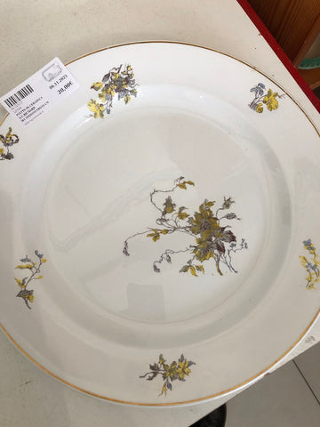 PIATTO IN CERAMICA S.C.RICHARD H1.5XDIAMETRO34 CM