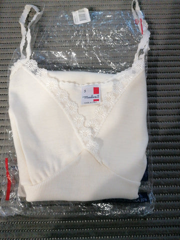 CANOTTIERA INTIMA MIS.5 BIANCO IN LANA