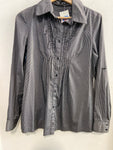 CAMICIA OLTRE TG42 RIGHE NERE/BIANCO DONNA