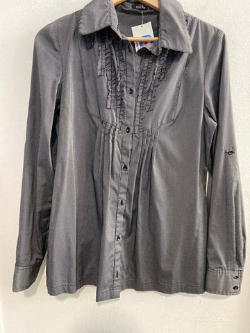CAMICIA OLTRE TG42 RIGHE NERE/BIANCO DONNA