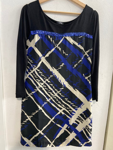 ABITO OLTRE TGM NERO/BLU DONNA