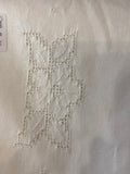 TOVAGLIA IN COTONE BIANCO LC/RICAMO SFILATO SICILIANO L180X260CM