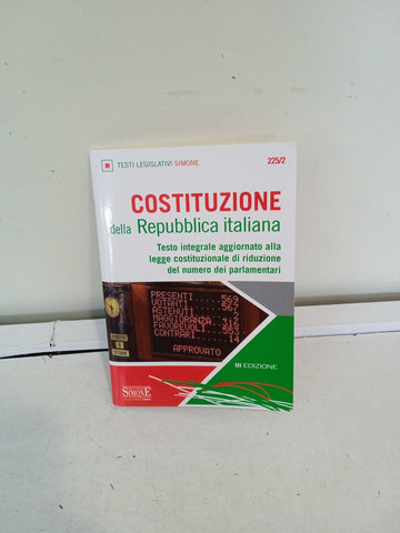 COSTITUZIONE DELLA REPUBBLICA ITALIANA