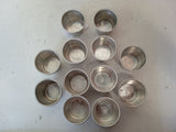 12 X STAMPI IN ALLUMINIO PER DOLCI DIAM 12