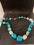 COLLANA PIETRE AZZURRE