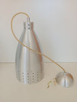 SOSPENSIONE UNA LUCE IN METALLO MASSIVE H30XDIAMETRO15 CM