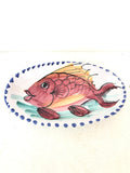 PIATTO OVALE MURALE IN CERAMICA H4XL25XP15 CM