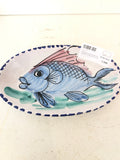 PIATTO OVALE MURALE IN CERAMICA H4XL25XP15 CM