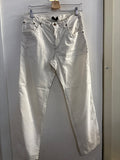 PANTALONE G'ART TG48 BIANCO GESSATO UOMO