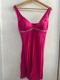 ABITO 4USPACIOTTI TGS FUCSIA PLISSETTATO