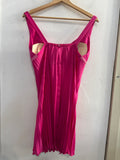 ABITO 4USPACIOTTI TGS FUCSIA PLISSETTATO