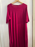ABITO LUNGO MIDALI TOUJOURS TGXS FUCSIA