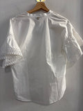 MAGLIA TWINSET TG40 BIANCO C/INTAGLIO