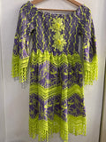 ABITO ANTICA SARTORIA T.U. VIOLA/GIALLO FLUO