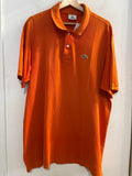 POLO LACOSTE TG4XL ARANCIO UOMO