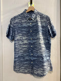 CAMICIA GRAND&HILLS TGS BLU MIMETICO UOMO