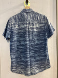 CAMICIA GRAND&HILLS TGS BLU MIMETICO UOMO