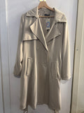 TRENCH LUNGO FIORELLA RUBINO TG.44 BEIGE