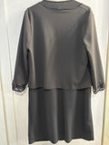 VESTITO + GIACCA LINK SOFT TG.2XL NERO C/PAILLETS