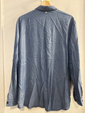 CAMICIA JEANS LIUJO TG48 BLU C/PIETRE