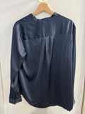 CAMICIA DONNA TGXL BLU RASO
