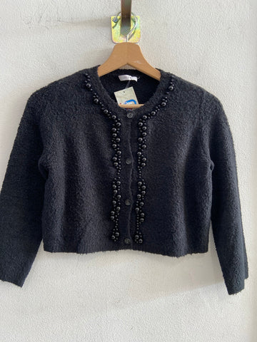 GIACCHINO IBLUES TGM NERO C/PERLINE NERE