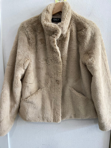 GIUBBOTTO ONLY TGL ECOPELLICCIA BEIGE