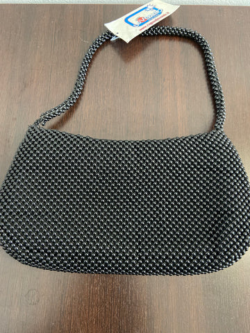 POCHETTE ALBERTARIO VINTAGE PERLINE NERE