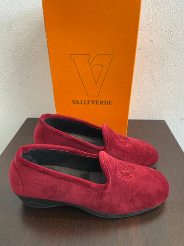 PANTOFOLE VALLEVERDE MIS.38 ROSSO C/SCATOLO