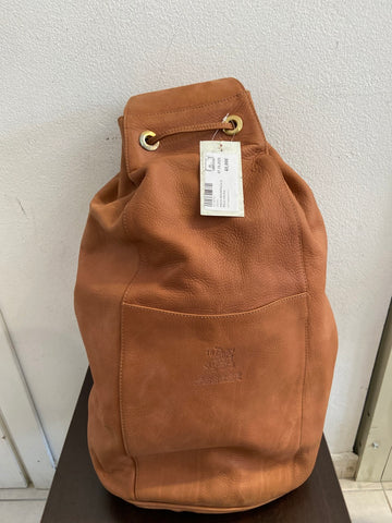 SACCA MONOSPALLA IN PELLE COGNAC