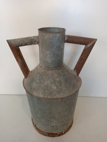 QUARTARA DUE MANICI IN ZINCO H38XDIAMETRO5 CM