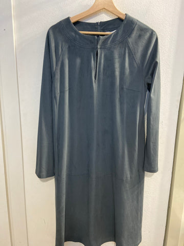 ABITO MAXMARA TG42 GRIGIO SCURO IN MICROFIBRA