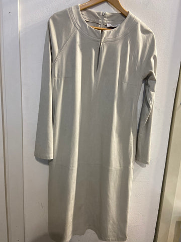 ABITO MAXMARA TG42 GRIGIO PERLA IN MICROFIBRA