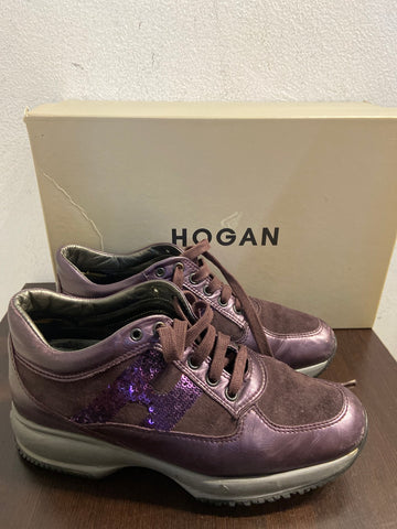 SNEAKERS HOGAN DONNA MIS.351/2 VIOLA C/SCATOLO