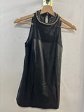 CANOTTA INTIMISSIMI TGM NERO VELATO E SIMILPELLE