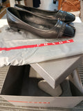 BALLERINE PRADA MIS.361/2 NERO IN PELLE C/SCATOLO