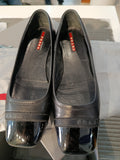 BALLERINE PRADA MIS.361/2 NERO IN PELLE C/SCATOLO