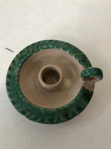 BUGIA IN CERAMICA ALESSI CALTAGIRONE H4XDIAMETRO2 CM