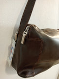 BORSA A SPALLA GRIMANI IN PELLE MARRONE