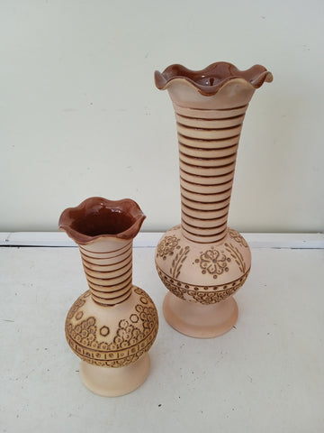 COPPIA VASI IN CERAMICA VARIE MISURE