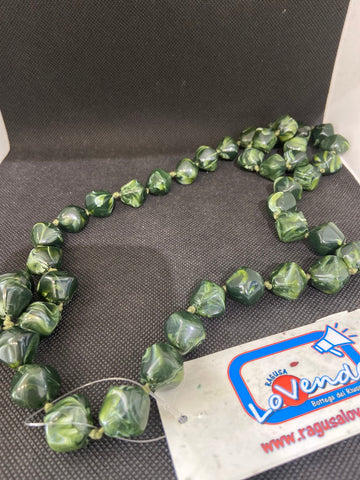 COLLANA LUNGA PIETRE VERDE VAROPINTO