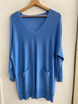 MAGLIA DONNA TGL AZZURRO