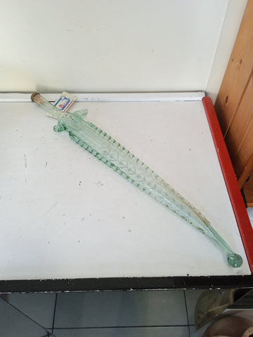 BOTTIGLIA LIQUORE IN VETRO STILE MURANO L60XP5 CM