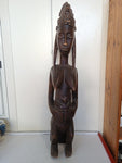 STATUA ETNICA IN LEGNO H100XL18XP15 CM