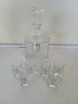 SERVIZIO LIQUORE IN VETRO E LAM ARG 7 PZ