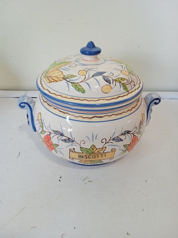 BISCOTTIERA IN CERAMICA H10XDIAMETRO15 CM