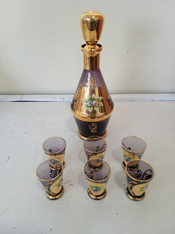 SERVIZIO LIQUORE IN VETRO 7 PZ